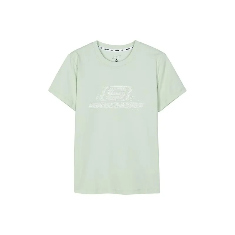 Skechers Sorona Regular T Shirt Women's Lily Green-0