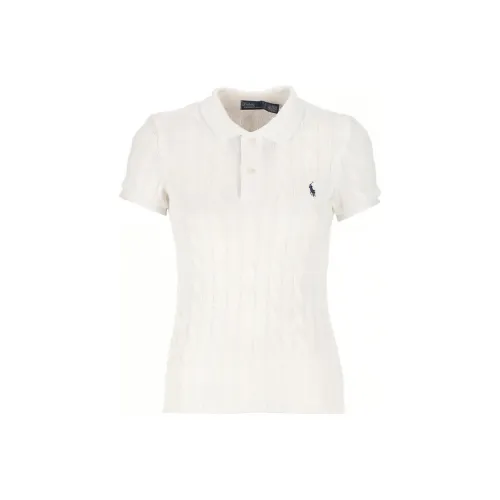 Polo Ralph Lauren Polo Pony Embroidered Knitted Polo Top