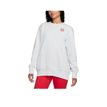 Nike LiverpoolFC FW24 Phoenix Fleece Third Sweatshirt Women's Pure Platinum/White