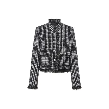 MOCO Jackets & Coats Women's Black White Plaid
