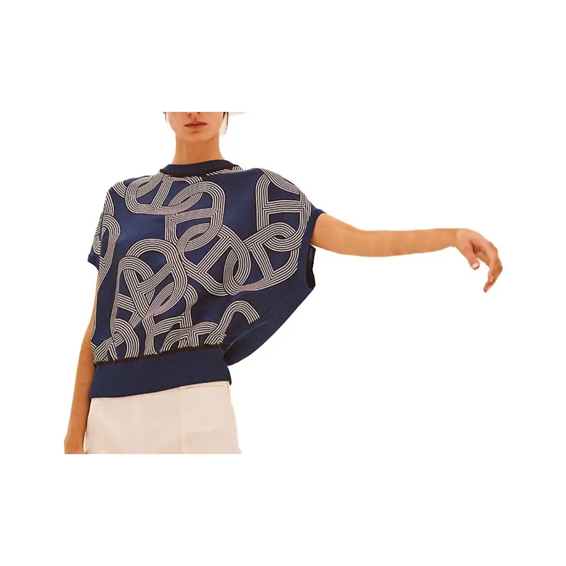 HERMES Shirts Women's Blue-0