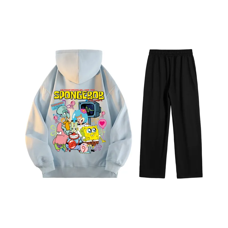 SPONGEBOB SQUAREPANTS Sweatshirt Set Unisex-6