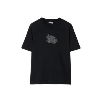 Burberry Paisley Ekd Crewneck T Shirt