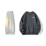Dark Gray+White Heather Gray