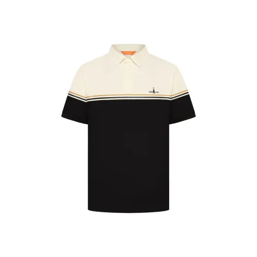 Biyin Leufen Cooling Technology Collection Polo Shirt Men's 28 Ecru