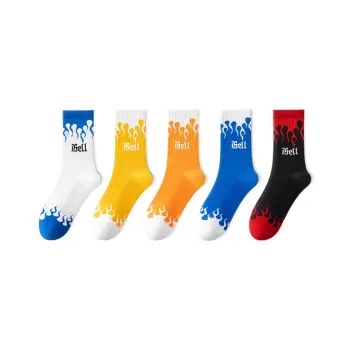 Taste The Color Knee High Socks Unisex 5 Pack