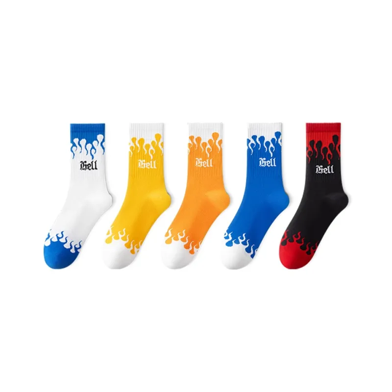 Taste The Color Knee High Socks Unisex 5 Pack-0