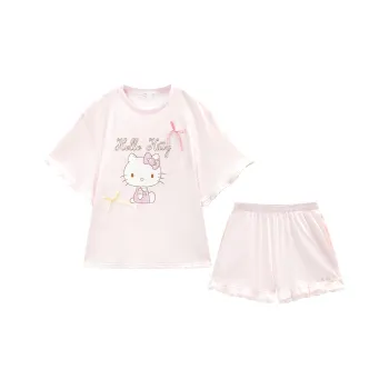 GUKOO x Hello Kitty Sanrio Series Pajama Set Women's Ballet Pink