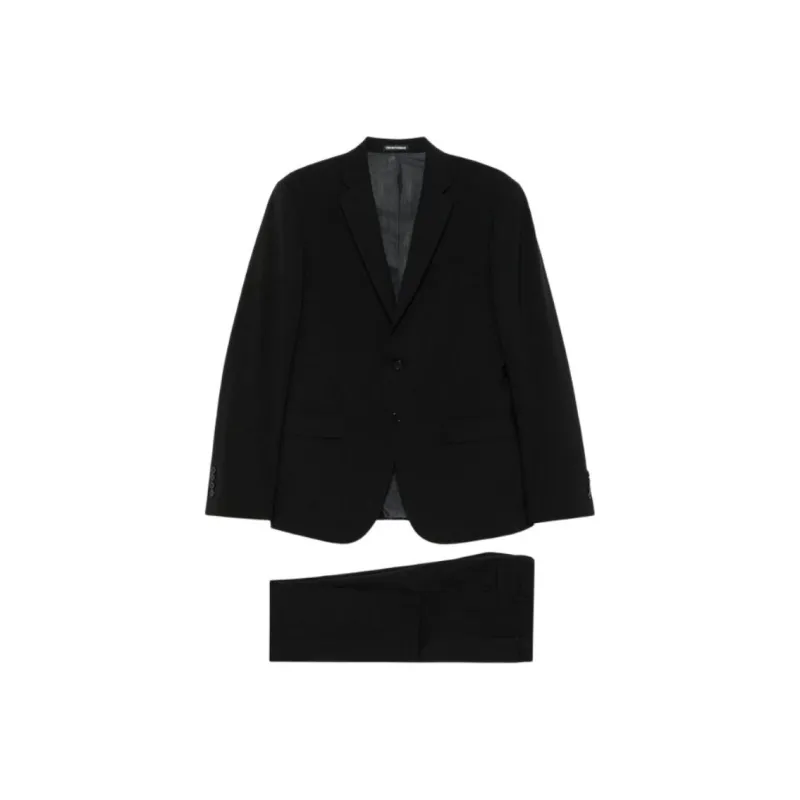 EMPORIO ARMANI Stretch wool Single breasted Suit-0