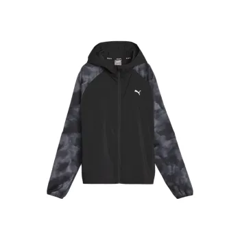 PUMA Favourite Velocity Printed Woven Running Jacket Women's Jacket Women's Black