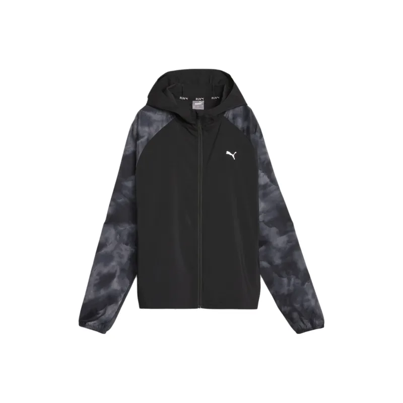 PUMA Favourite Velocity Printed Woven Running Jacket Women's Jacket Women's Black-0