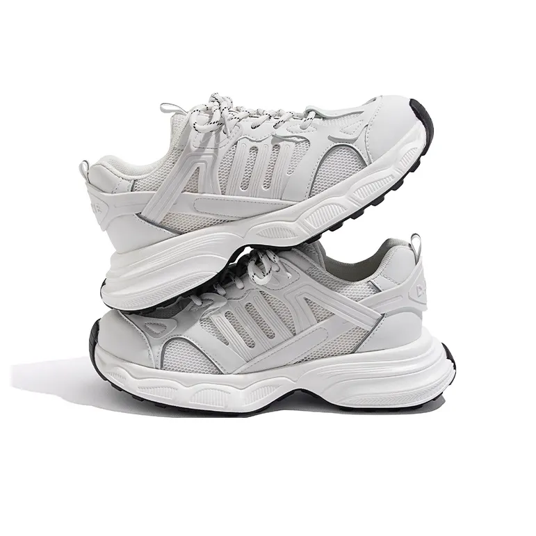 DAPHNE Shock Absorbers With Slip Resistant And Abrasion Resistant Properties Low Top Chunky Sneakers Women's-4
