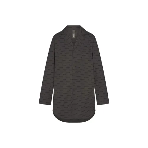 Skims Shirts Women's Gray Print