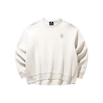 Anta x ZHONGGUOGUOJIADILI LIANMINGKUAN Outdoor Collection Sweatshirt Women's White Limestone