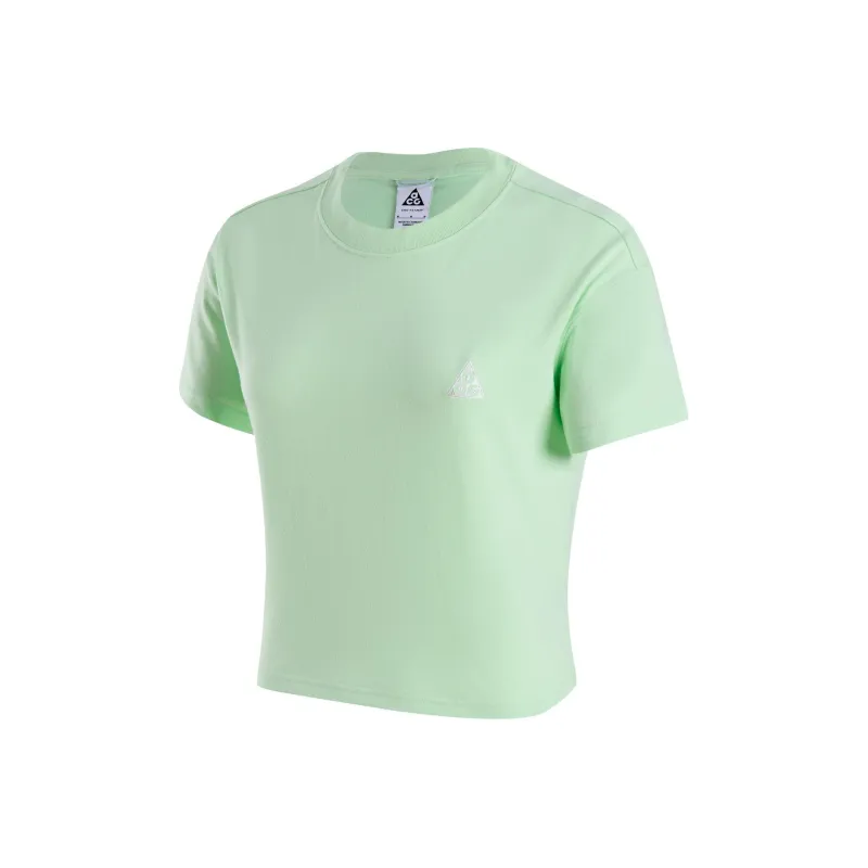 Nike Drop Shoulder Sleeve T Shirt Women's Vapor Green-0