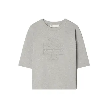 TORY BURCH T Shirts Women's Heather Gray