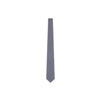 AMANI Mulberry Silk Ties Men's Dark Blue