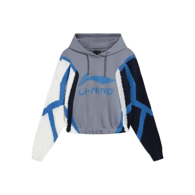 LINING CF Tracing Sweatshirts Women's Stone Gray-0