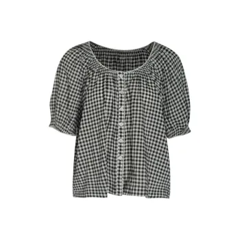 Little Pull Shirt Women's Plaid