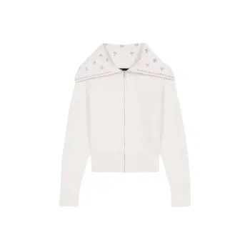 Maje Jewellery neck Cardigan