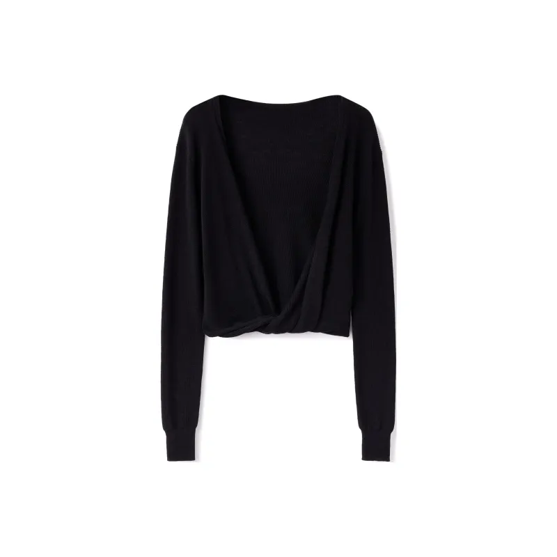 TKY SHOP Knitwear Women's Elegant Black-0
