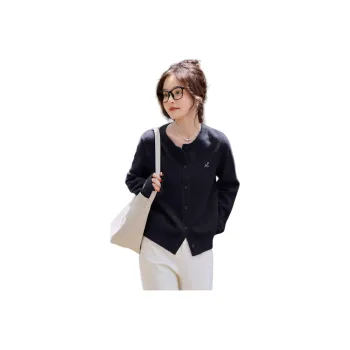 Mo Han Yi Mei Knitwear Women's Navy Blue