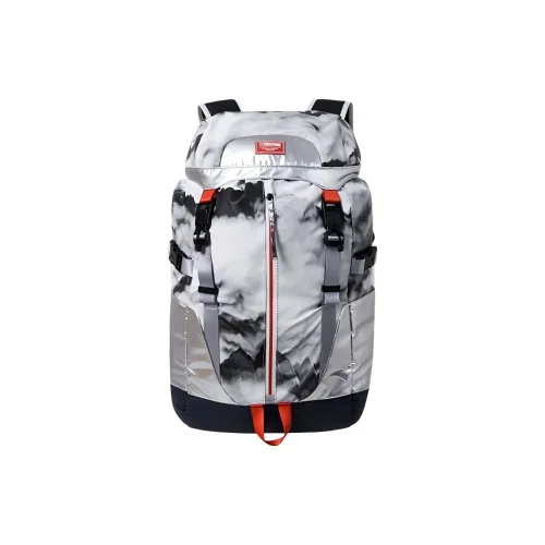 Anta Polyester Laptop Bag Backpack Regular Unisex Black/White
