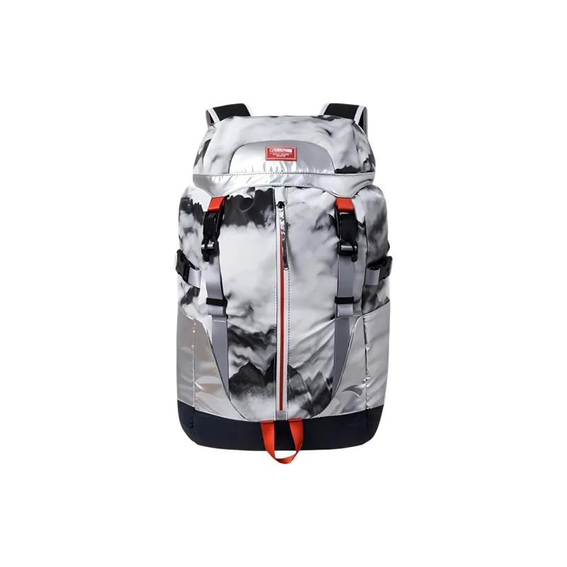 Anta Polyester Laptop Bag Backpack Regular Unisex Black/White-0