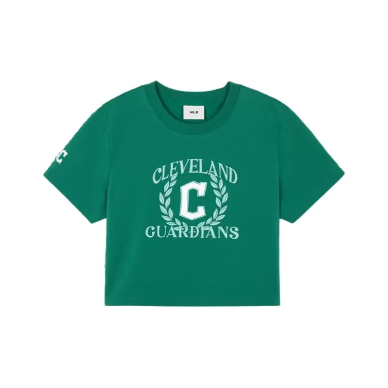 MLB Cleveland Guardians T Shirt Women's Green-0