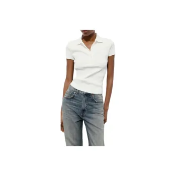 ZARA T-Shirt Women's Frosted White