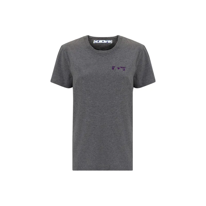 OFF WHITE T Shirts Women's Gray-0