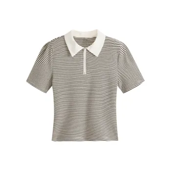 HANDAIWEI T Shirt Women's Apricot Black