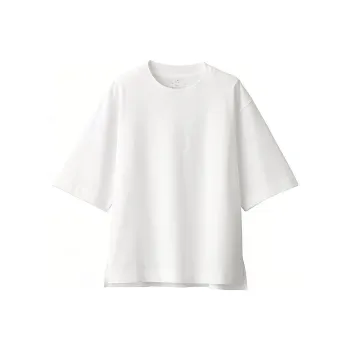 MUJI Drop Shoulder Sleeve T Shirt Women's