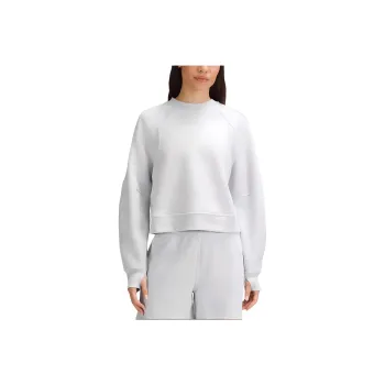 Lululemon Scuba Sweatshirt Women's Extremely Light Gray