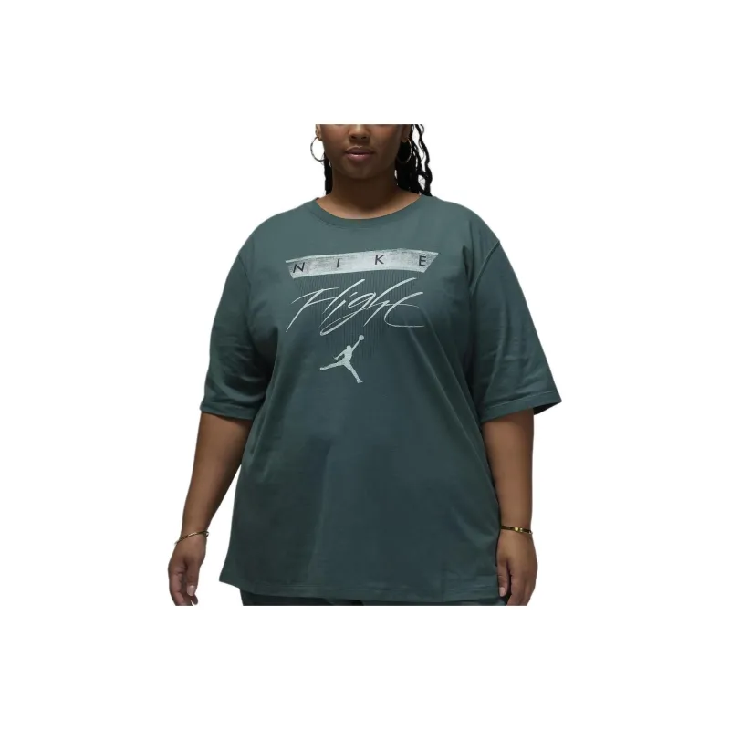 JORDAN Flight Heritage Women's Graphic T-Shirt Plus Size-0