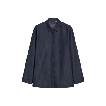 'S MAX MARA Denim Long Sleeved Shirt