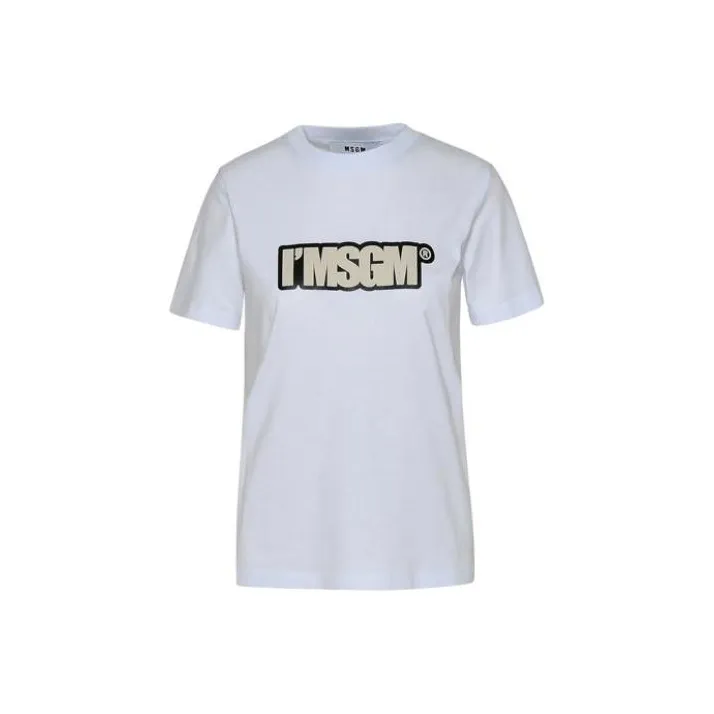 MSGM T Shirts Women's White-0