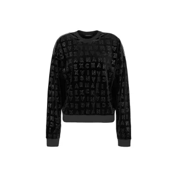 ARMANI EXCHANGEAE FW24 Sweatshirt Women's Black