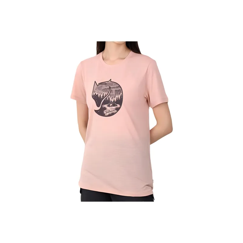 Fjallraven T Shirt Women's Pink-0