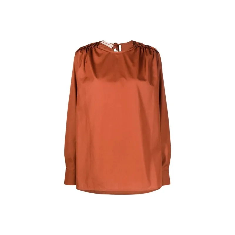 MARNI Shirts Women's Brown-0