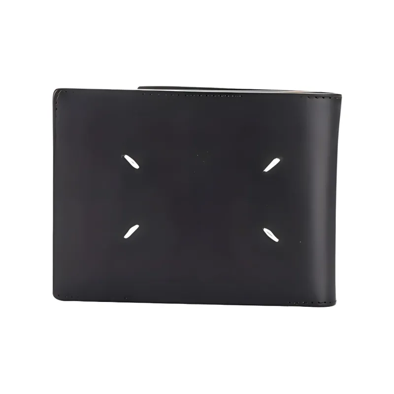 Maison Margiela Cow Leather Wallet Men's Black-0