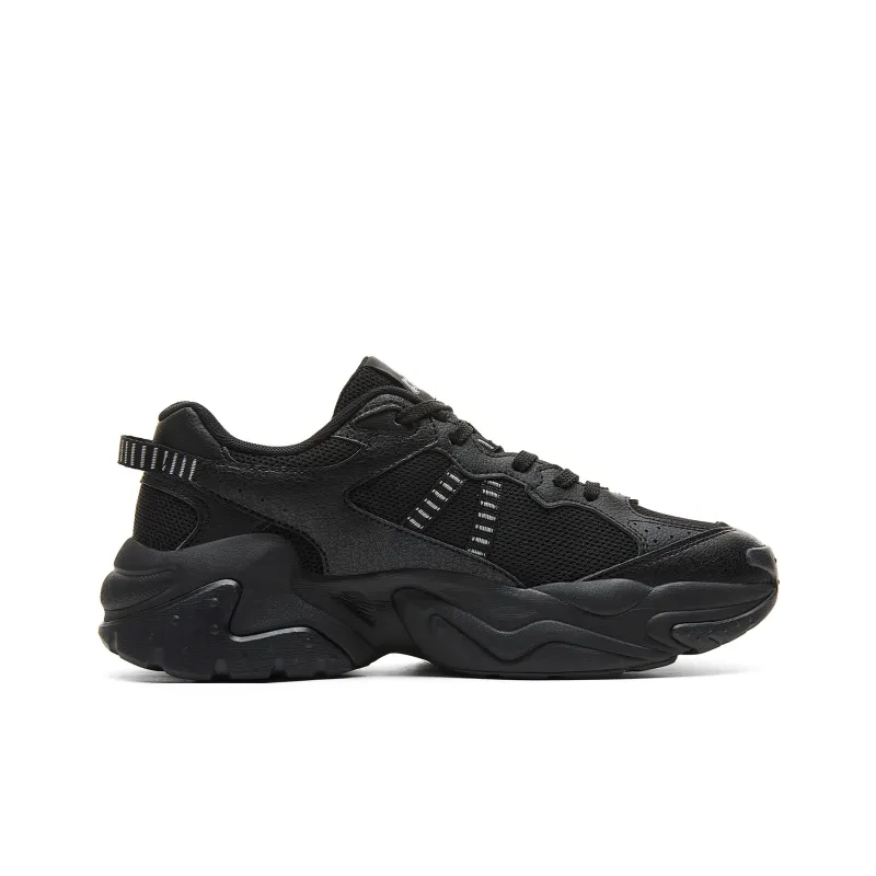 PEAK State Pole Cushioning, Slip Resistant, Lightweight Low Top Casual Shoes Men's All Black-1