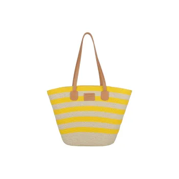Yalu Straw Woven Shoulder Bag Women's Multicolor