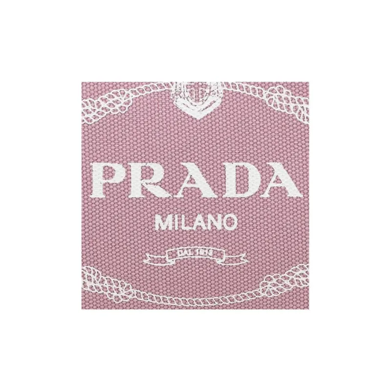 PRADA Canvas Bag, Makeup Bag, Toiletry Bag Women's Pink-3