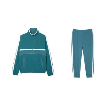 LACOSTE Djokovic Collaboration Casual Sportswear Men Aqua Blue