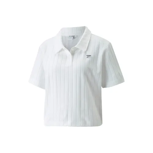 PUMA Polo Shirts Women's White