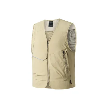 ANTA Vests Unisex Plain Khaki