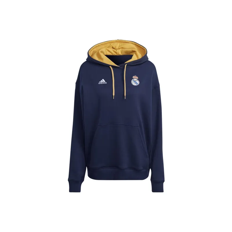 Adidas Real Madrid Sweatshirts Women's Ink Blue-0