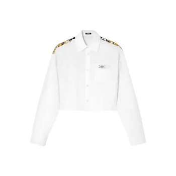 VERSACE Wild Barocco Cropped Shirt