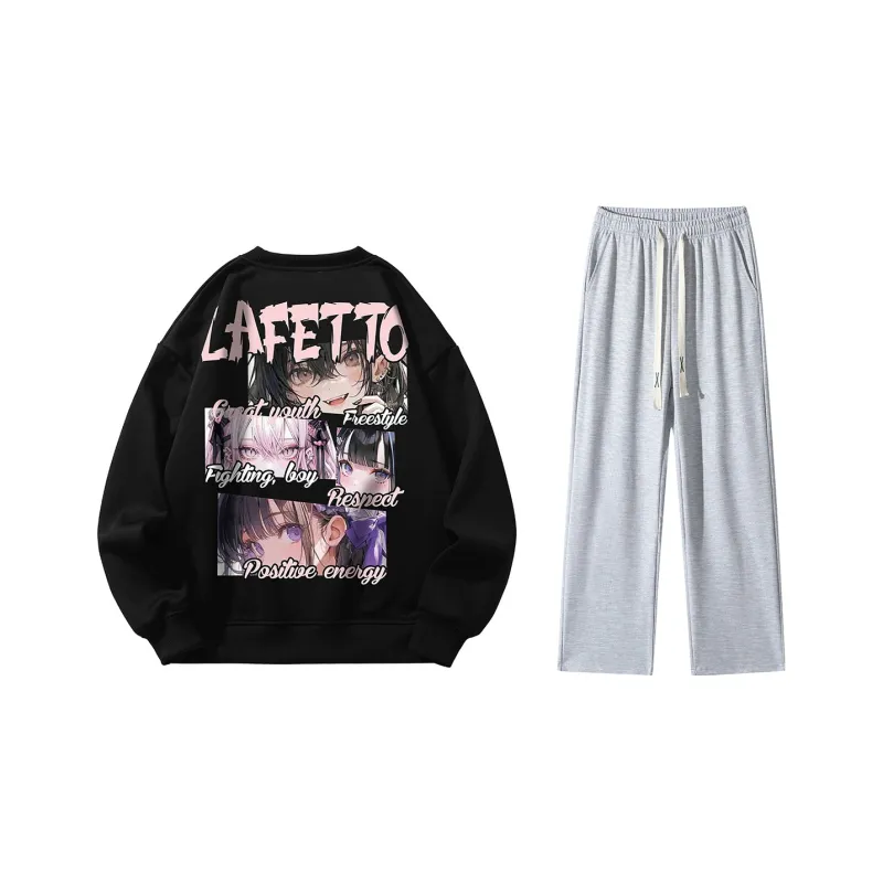 Lafetto Sweatshirt Sets Unisex-12